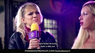 Horny German pornstar Manu Magnum fucks amateur guy and gets cum on tits