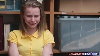 Scared Teen Cries While Fucked
